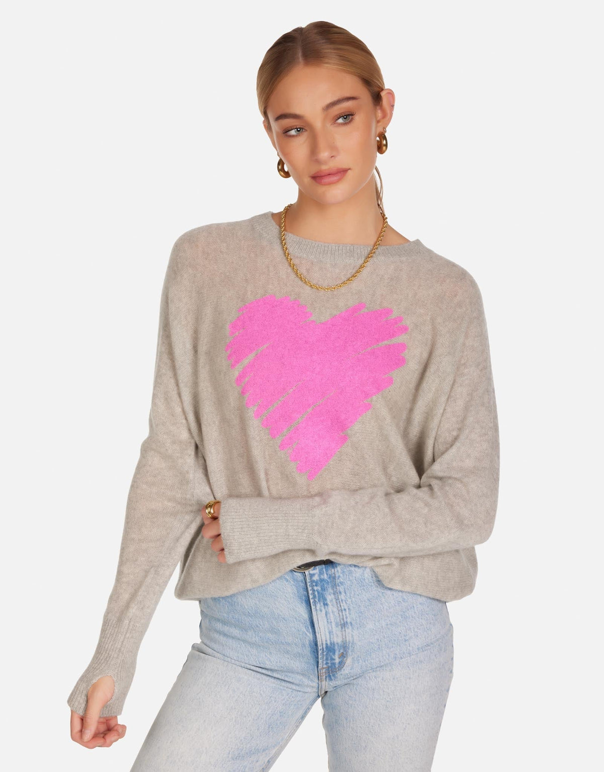 Ladona X Pink Scribble Heart