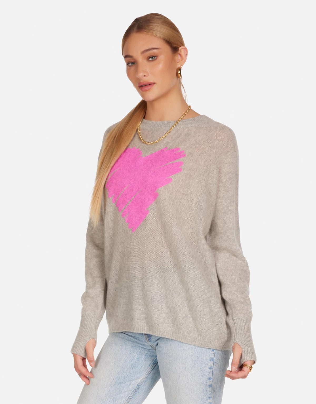 Ladona X Pink Scribble Heart