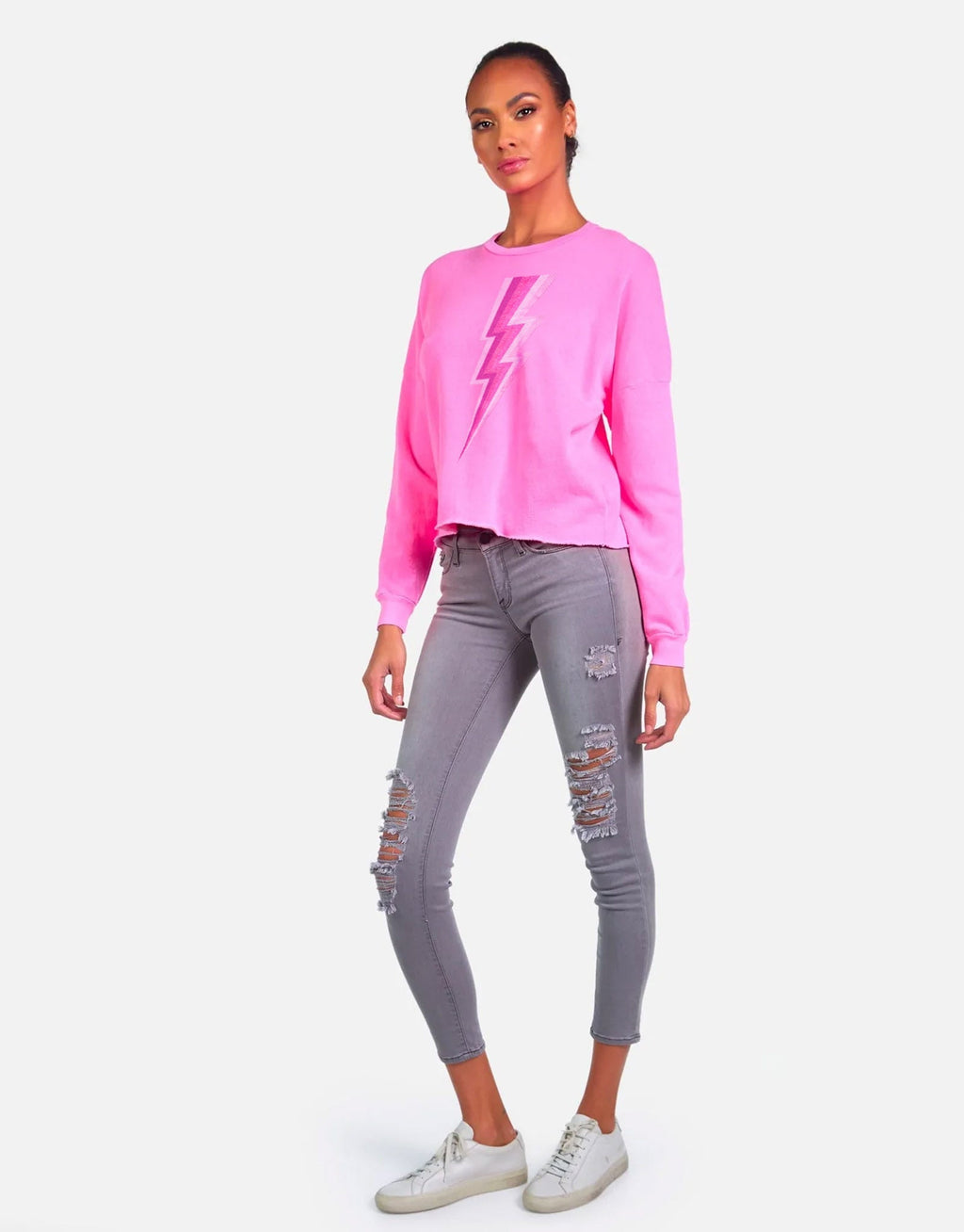 Lee X Pink Lightning Bolt
