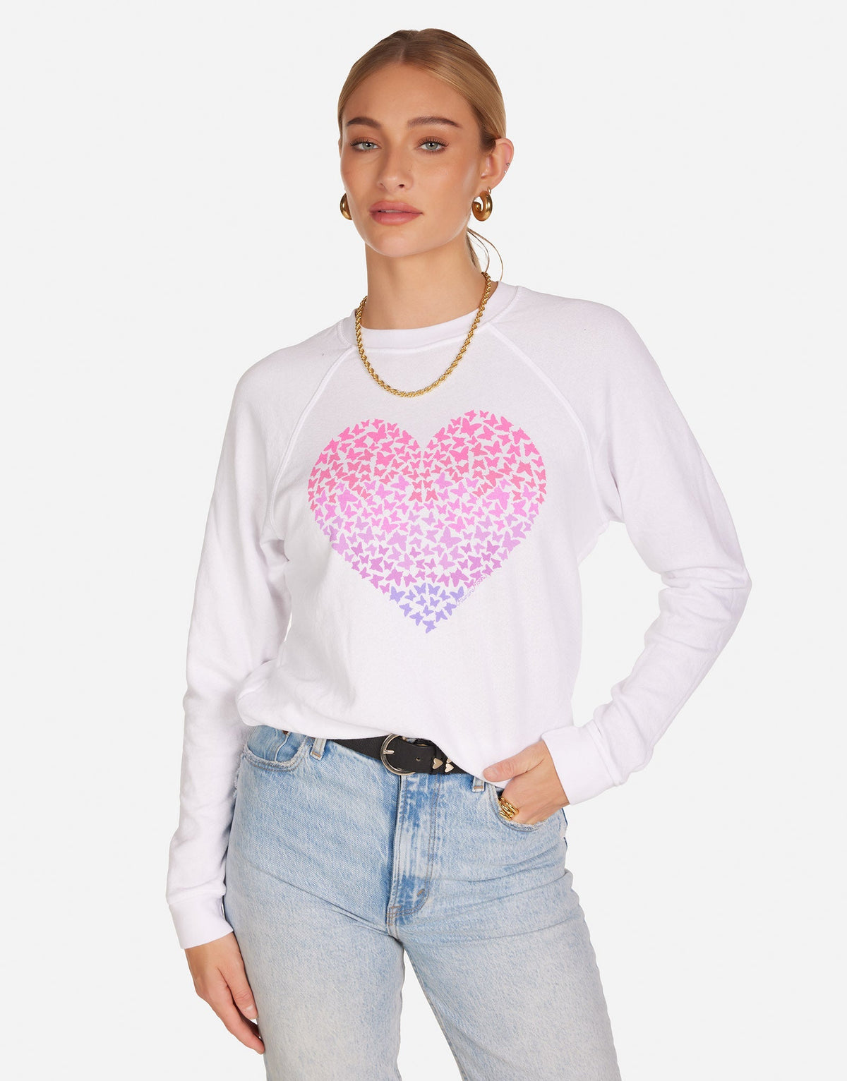 Anela Ombré Butterfly Heart