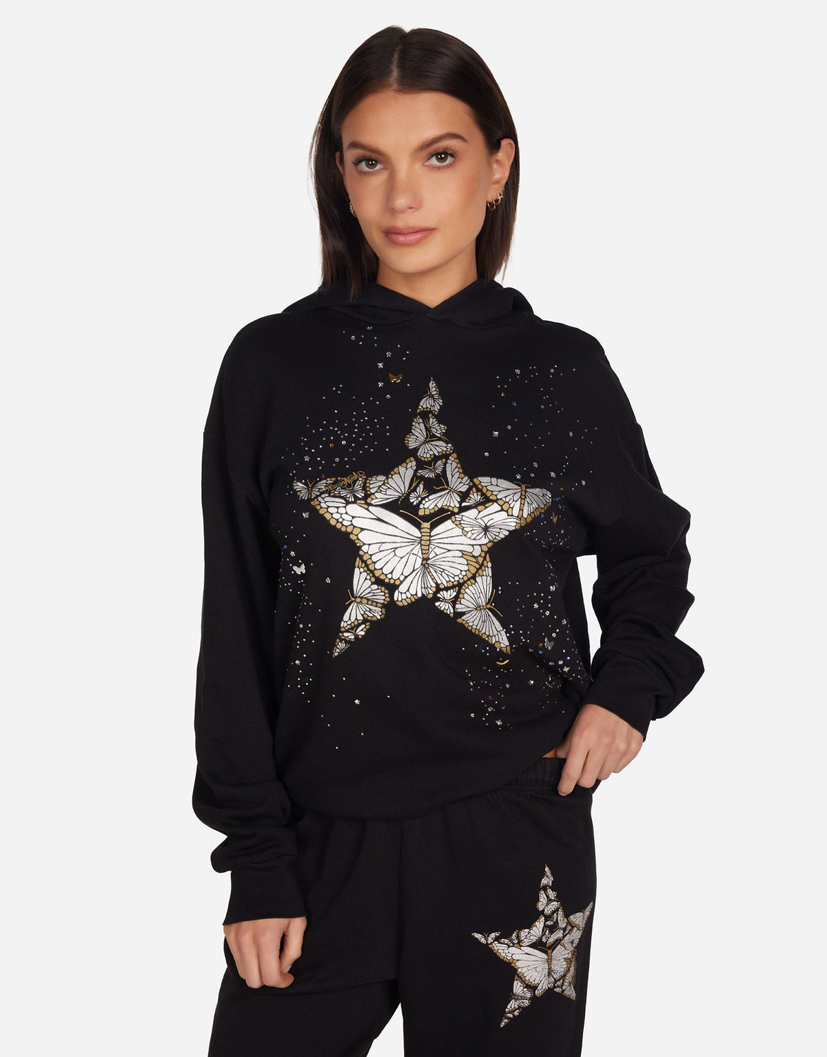 Harmony Crystal Metallic Butterfly Star