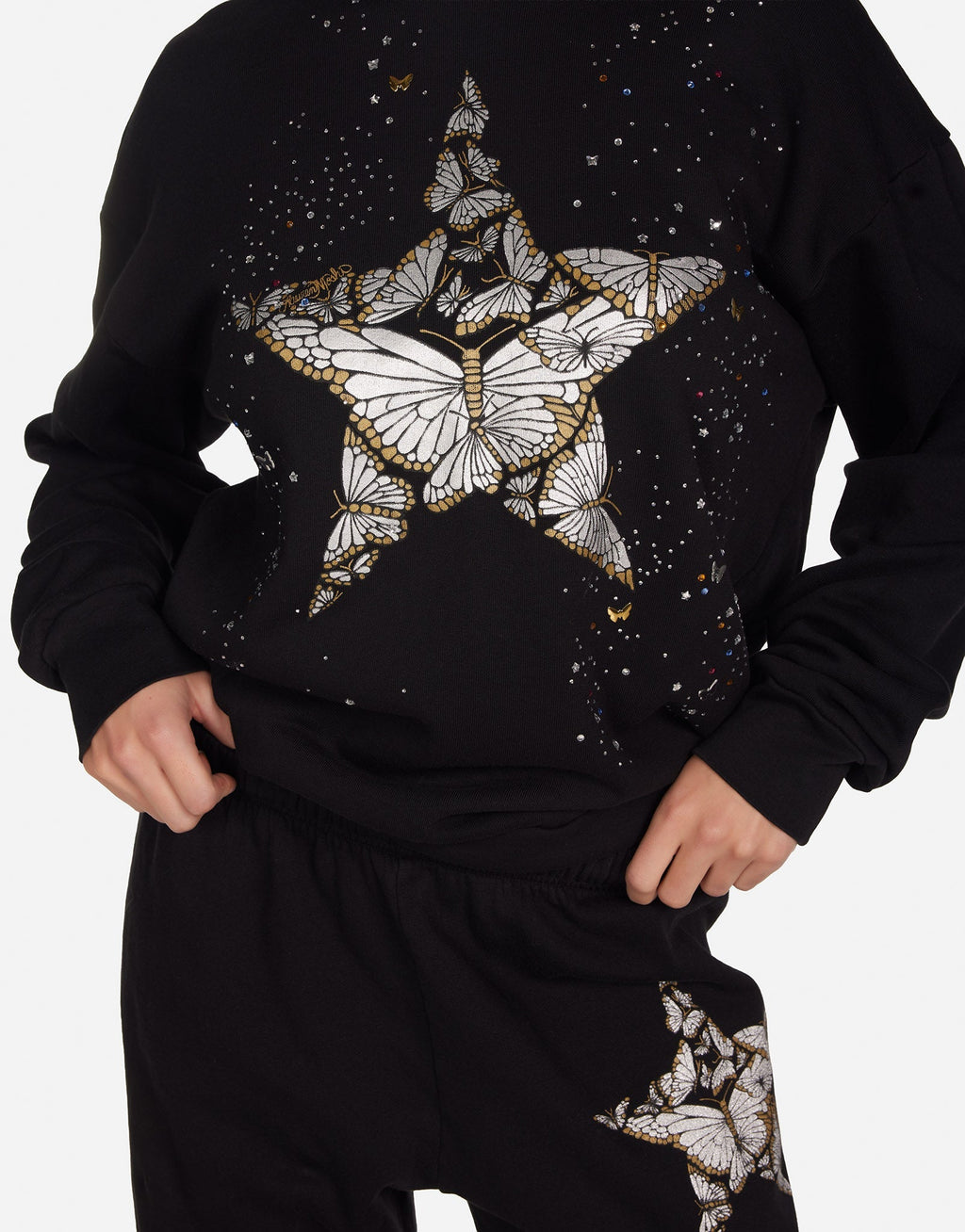 Harmony Crystal Metallic Butterfly Star