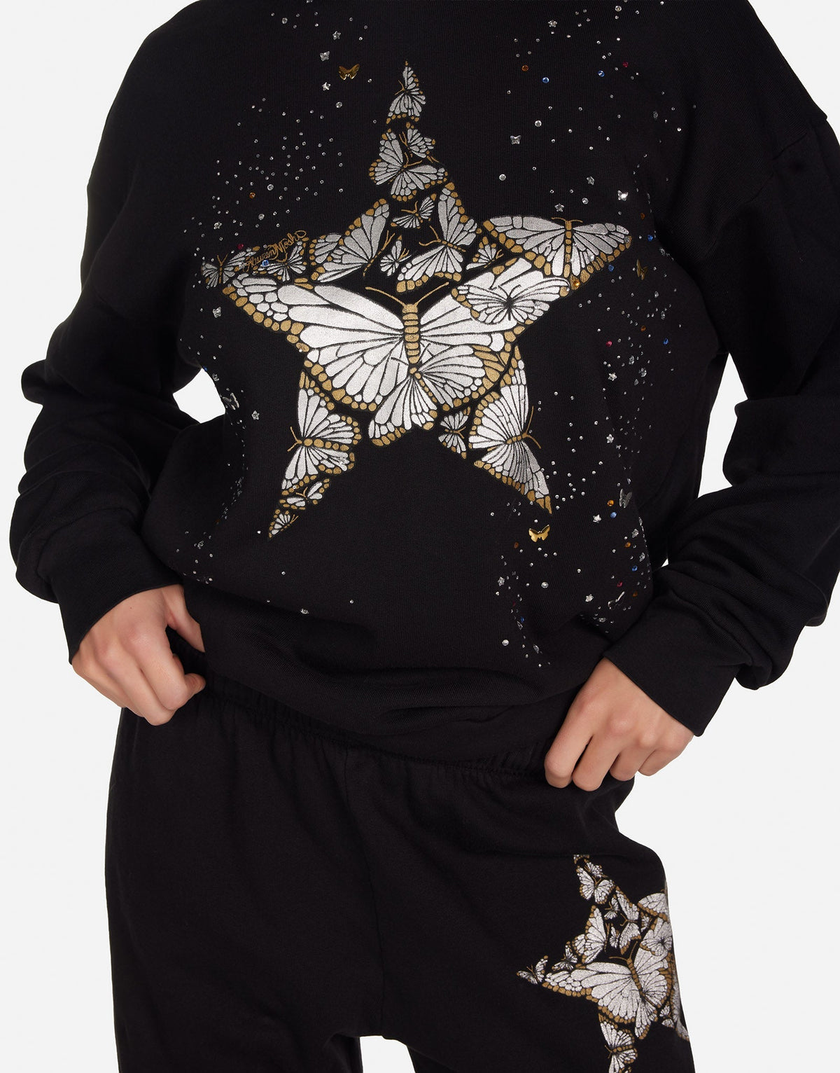 Harmony Crystal Metallic Butterfly Star