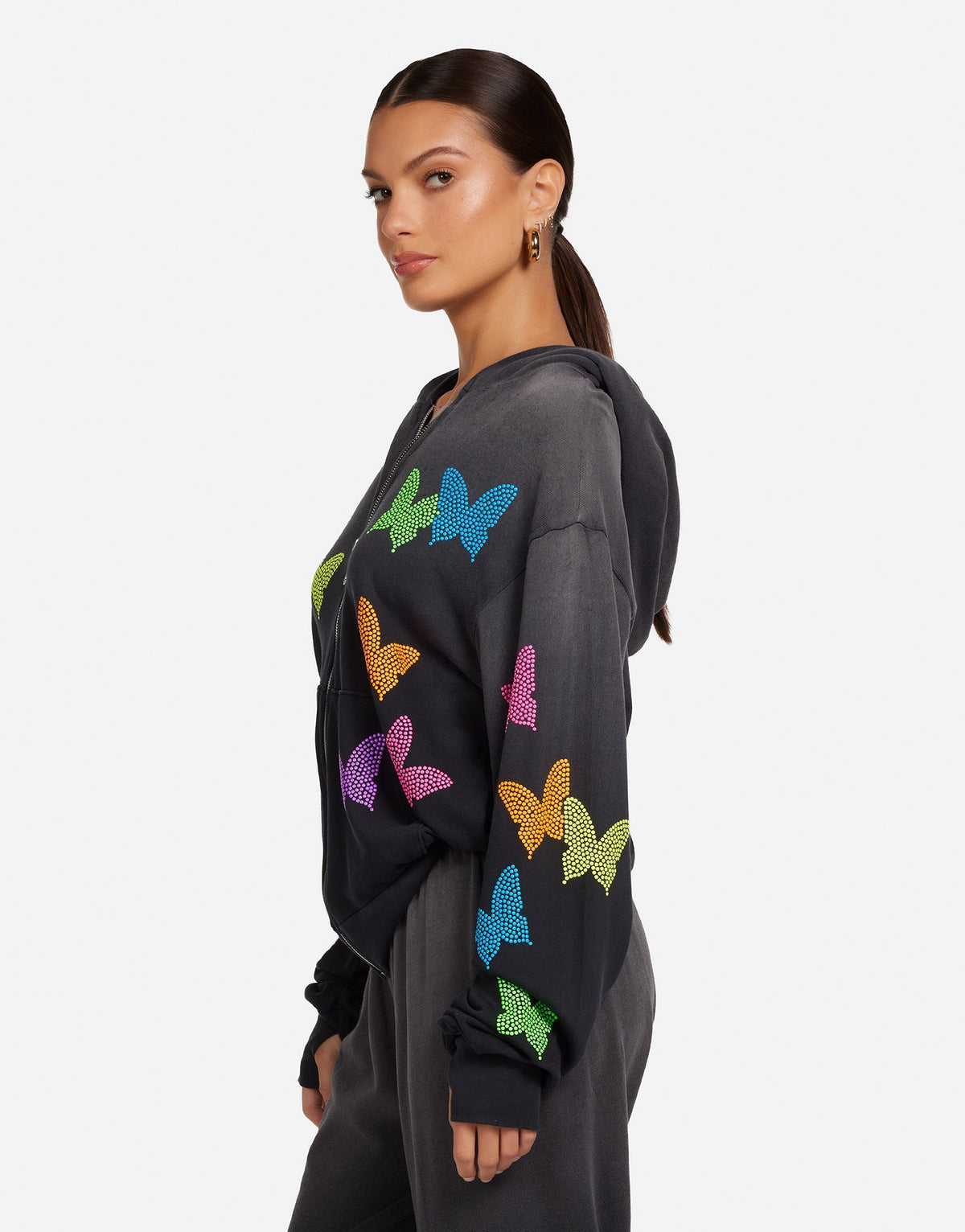 Hezly Neon Stud Butterflies