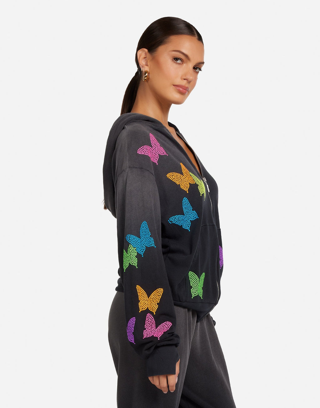Hezly Neon Stud Butterflies