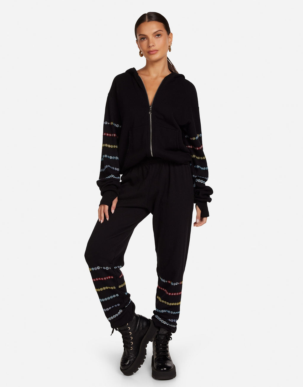 Hezly Crystal Evil Eye Stripe