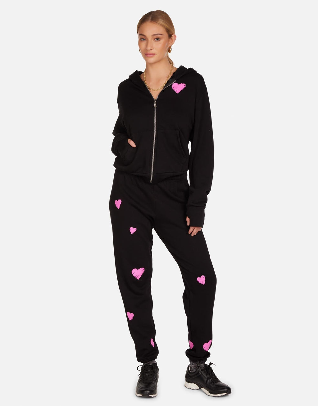 Hezly X Pink Scribble Heart