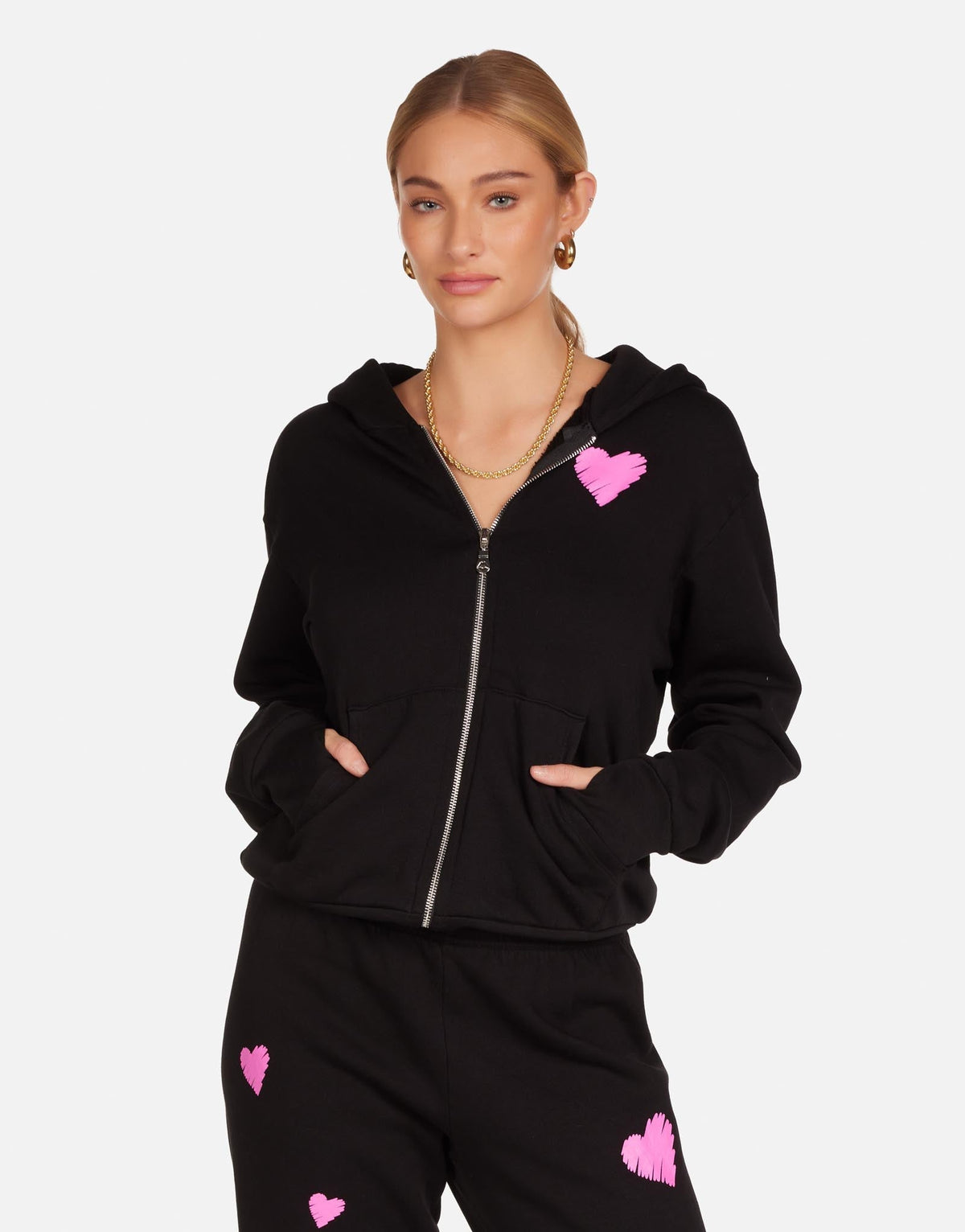 Hezly X Pink Scribble Heart
