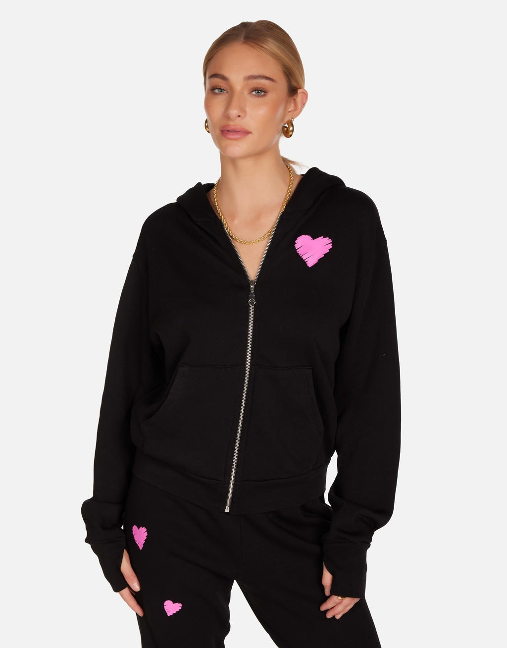Hezly X Pink Scribble Heart