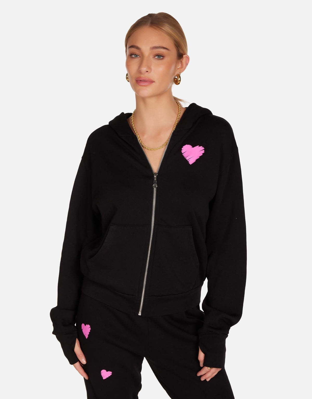 Hezly X Pink Scribble Heart