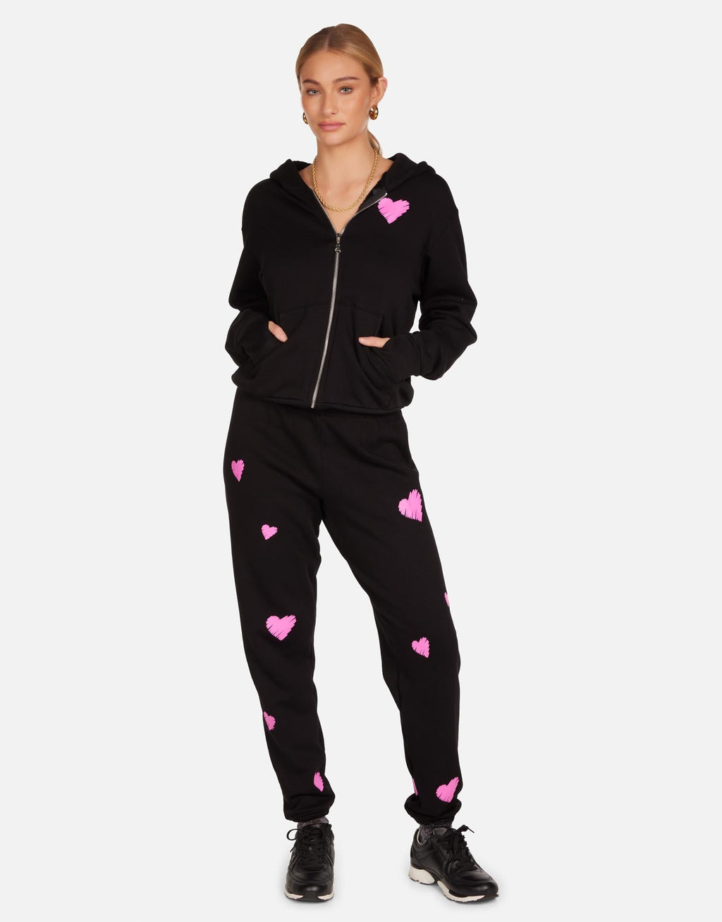 Hezly X Pink Scribble Heart