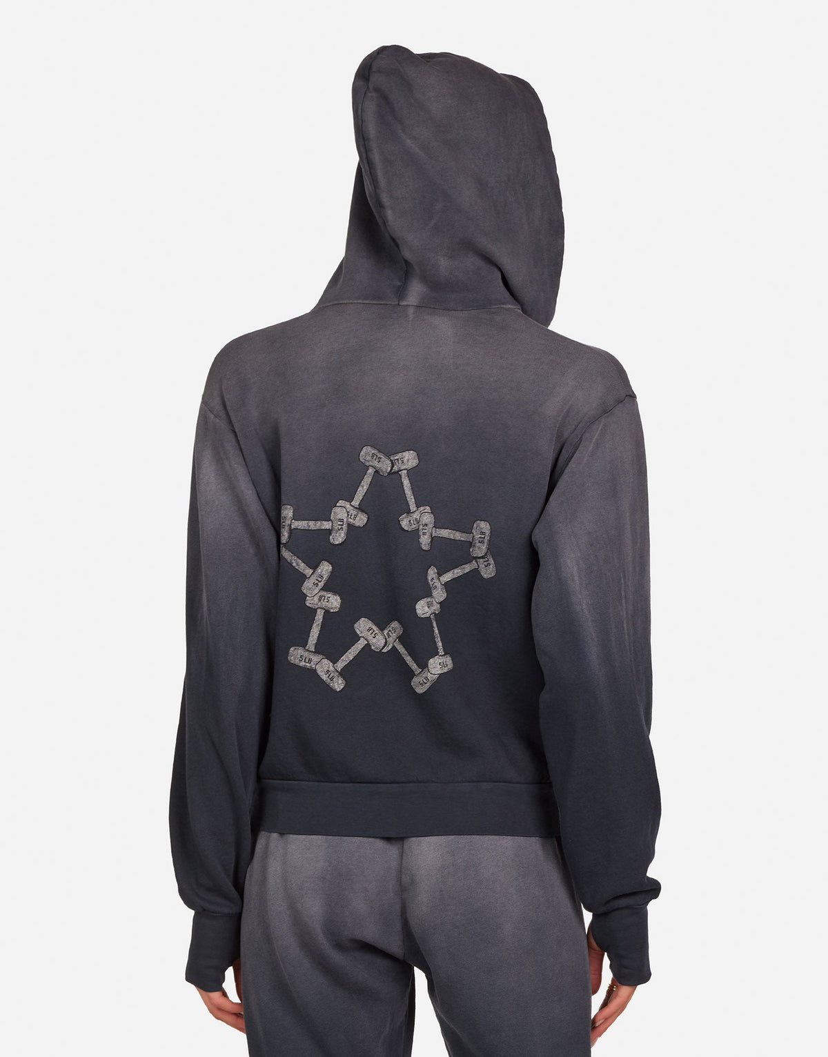 Lucette Metallic Dumbbell Star