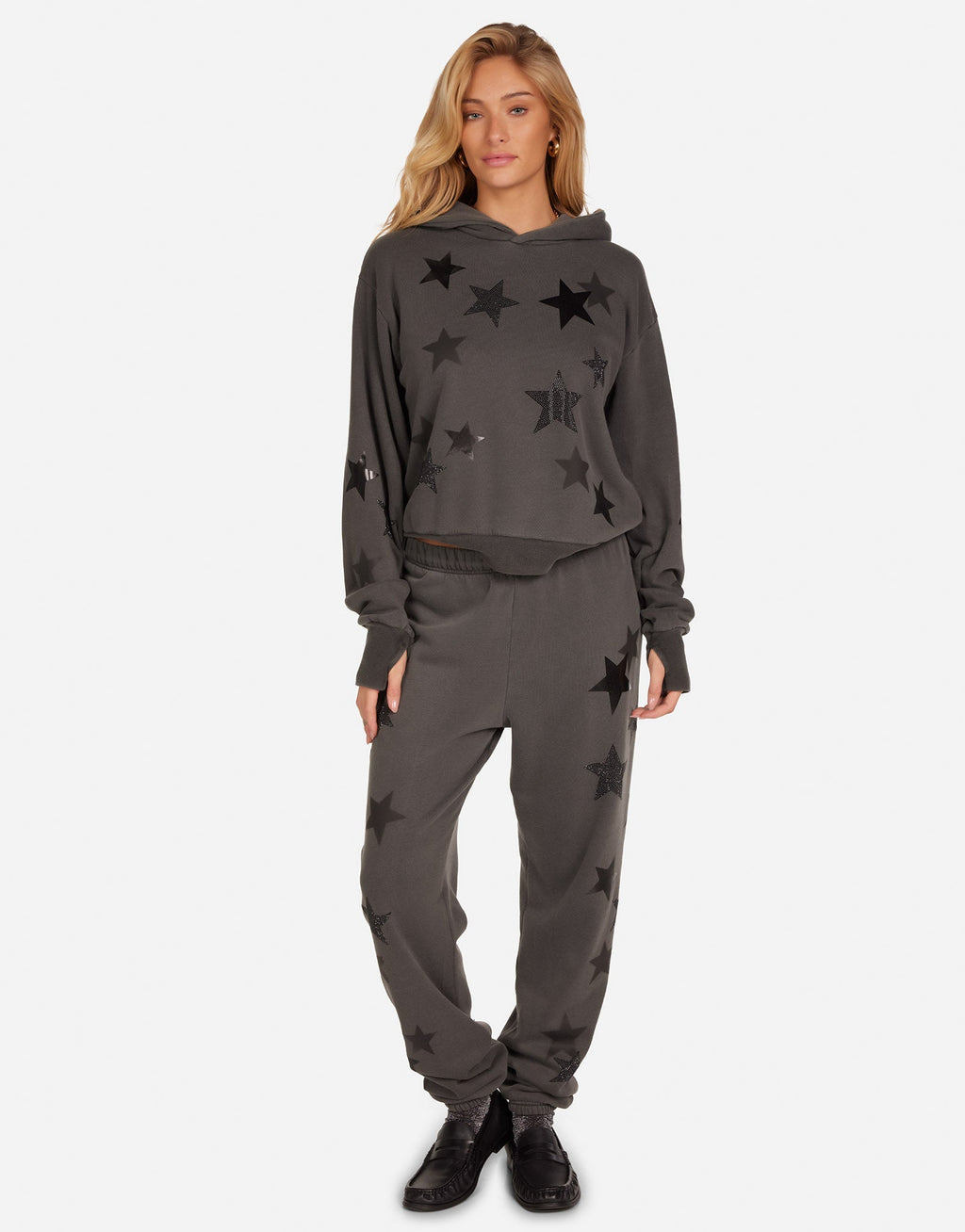 Lainey Black Crystal Multi Stars