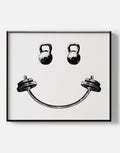 Canvas Barbell Happyface