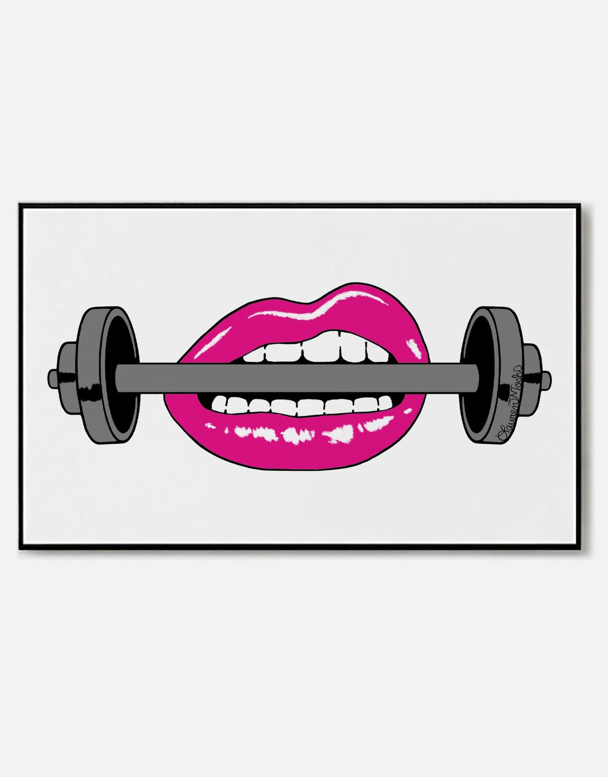Canvas Barbell Lip