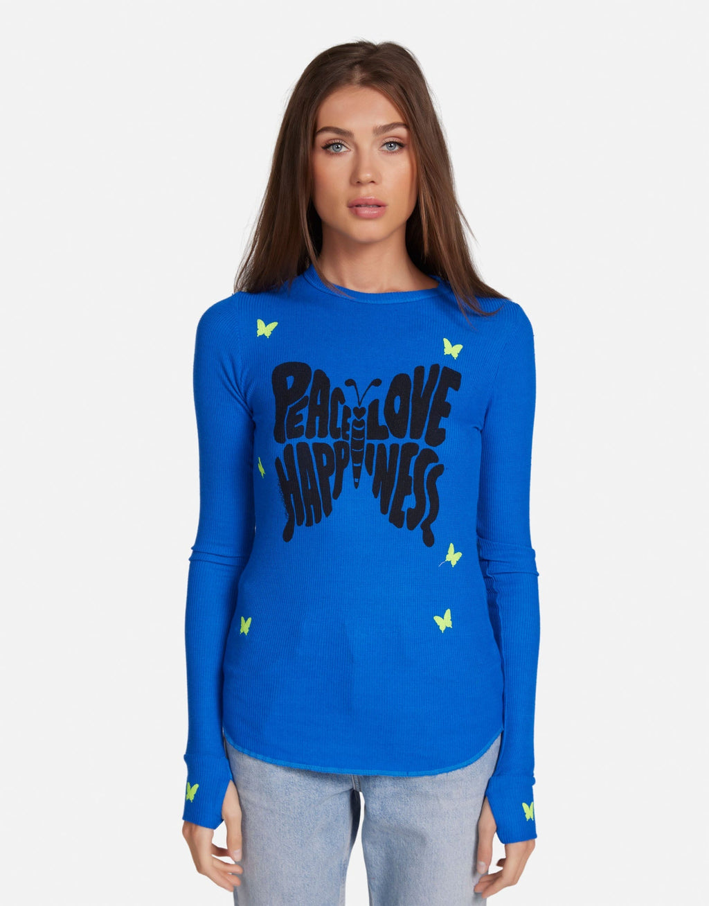 McKinley Neon Peace Love Butterflies