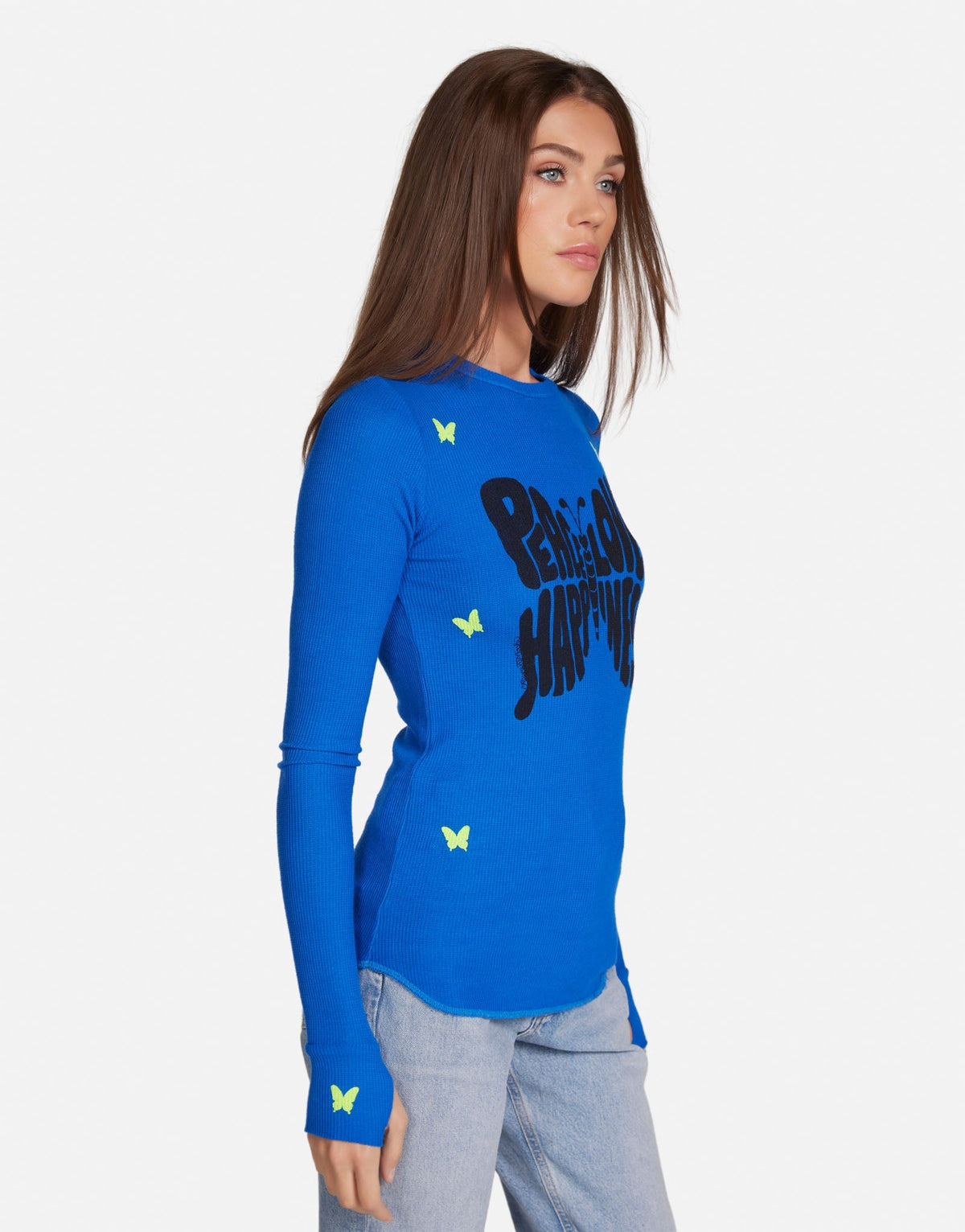 McKinley Neon Peace Love Butterflies