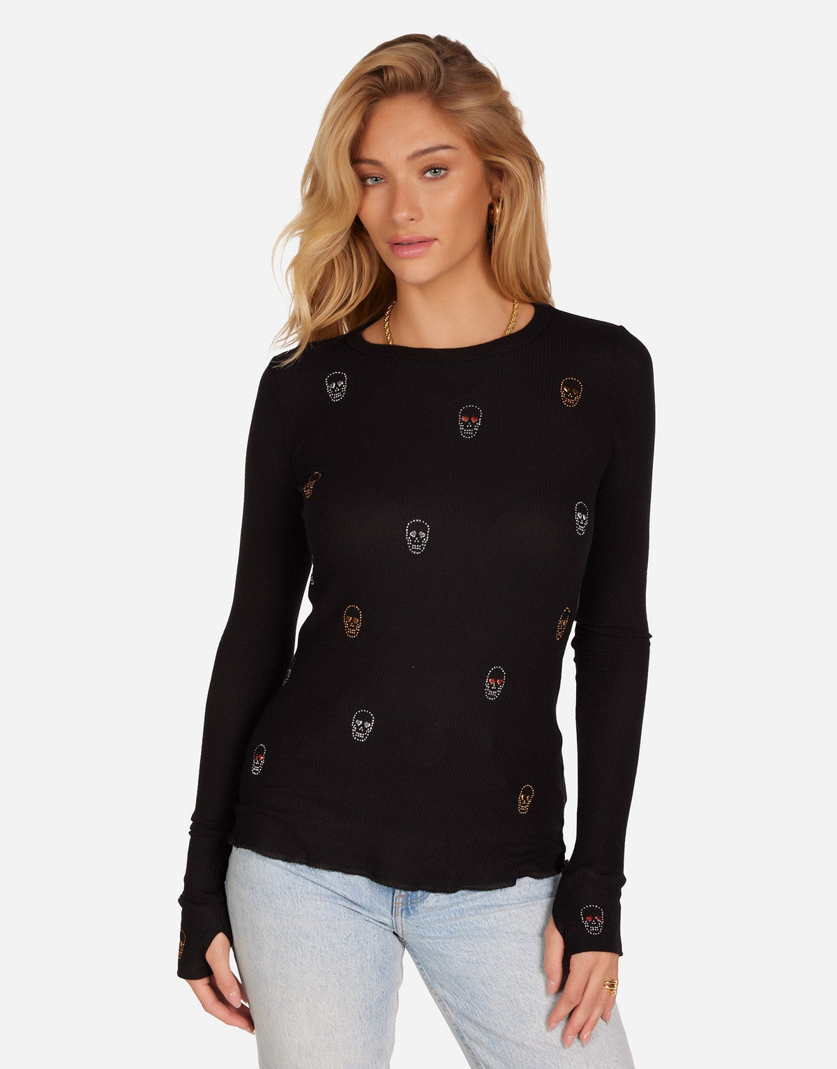 McKinley Stud Heart Eye Skulls
