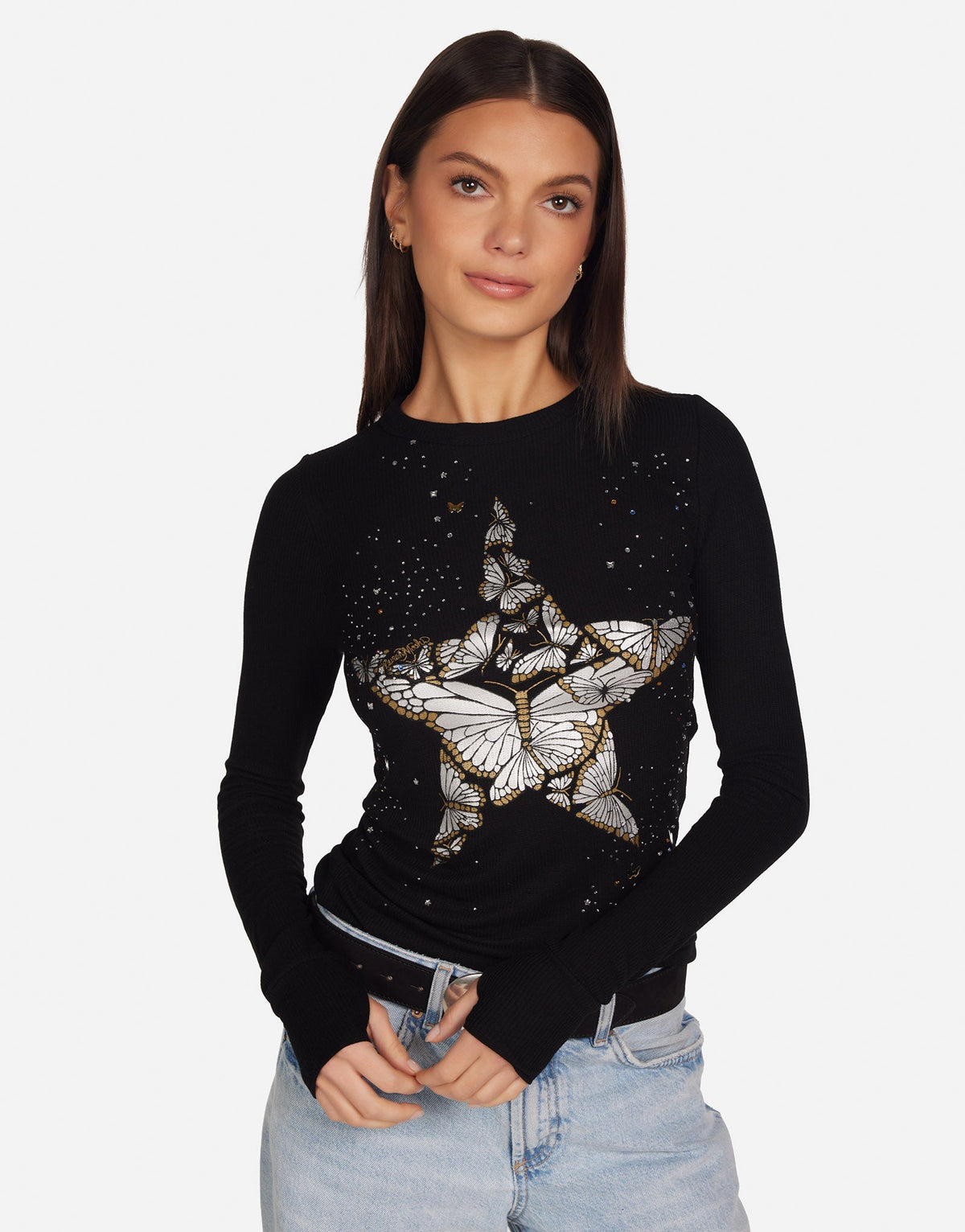 McKinley Crystal Metallic Butterfly Star