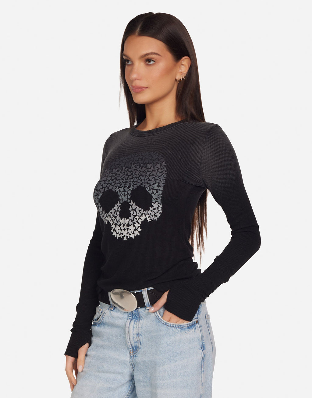 McKinley Ombré Butterfly Skull