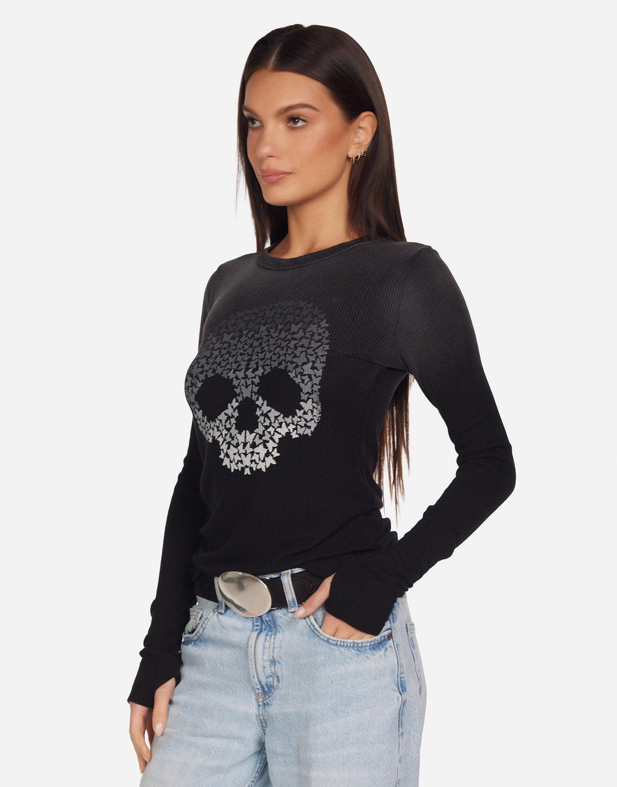 McKinley Ombré Butterfly Skull