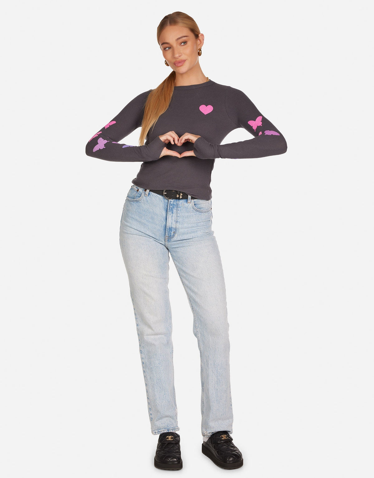 McKinley Ombré Butterfly Heart