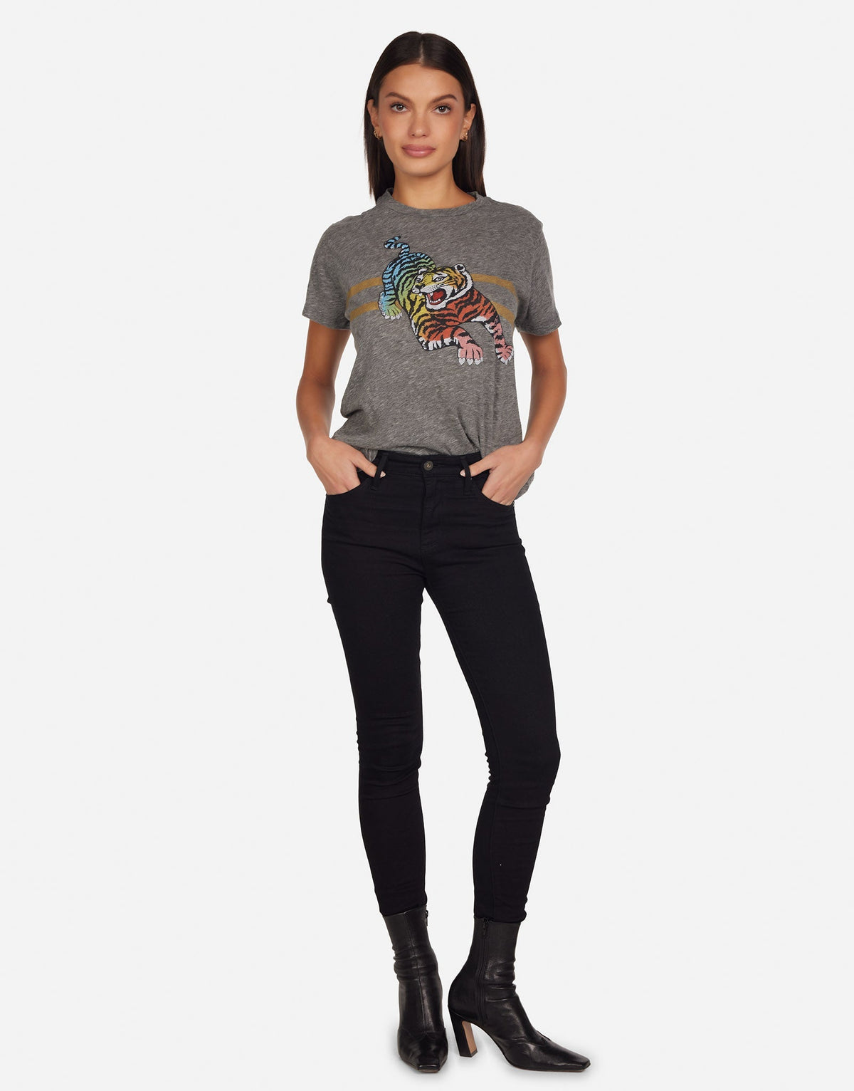 Capri Rainbow Tiger Stripes