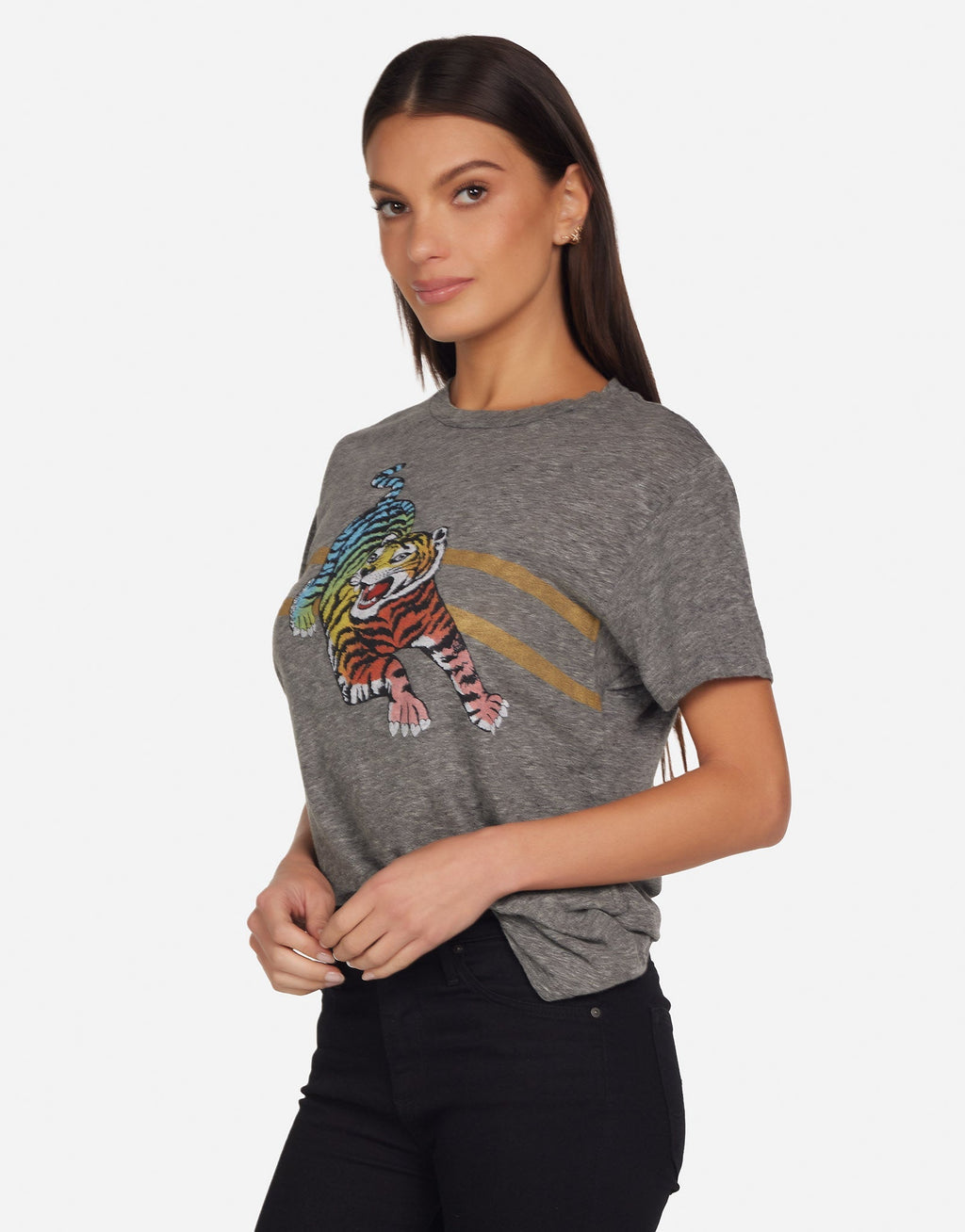Capri Rainbow Tiger Stripes