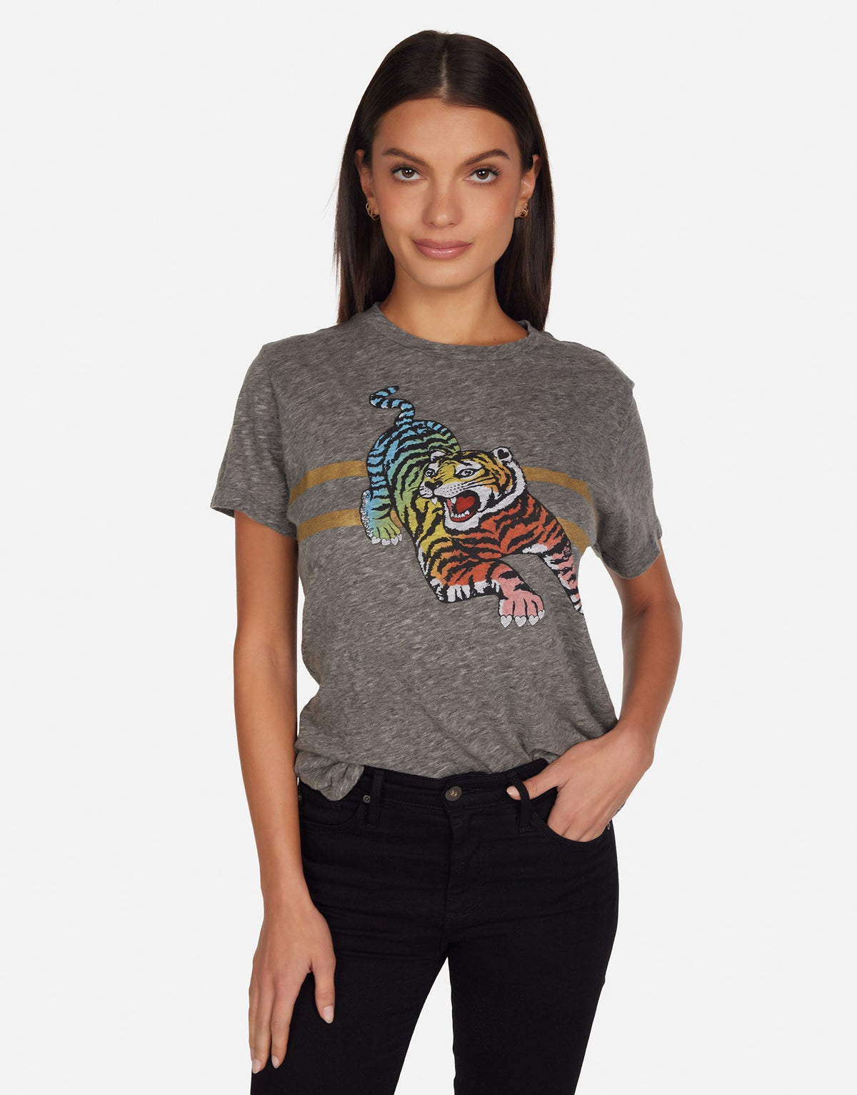Capri Rainbow Tiger Stripes
