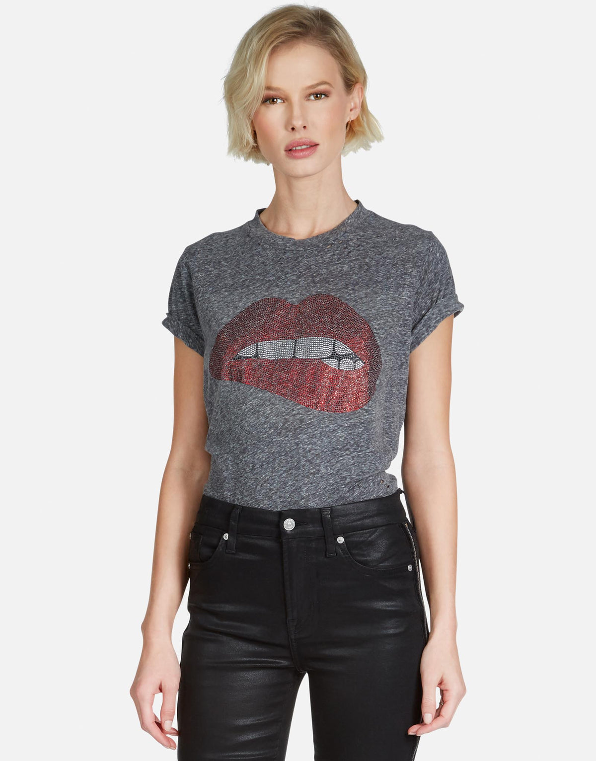 Capri Crystal Biting Lip