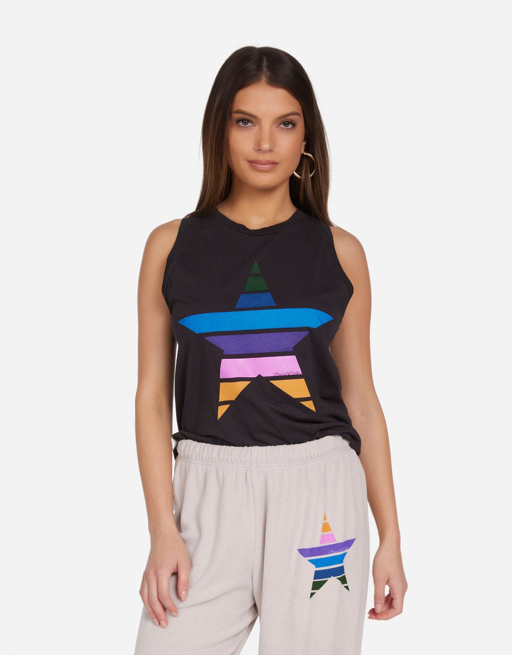 Peyton Color Stripe Star