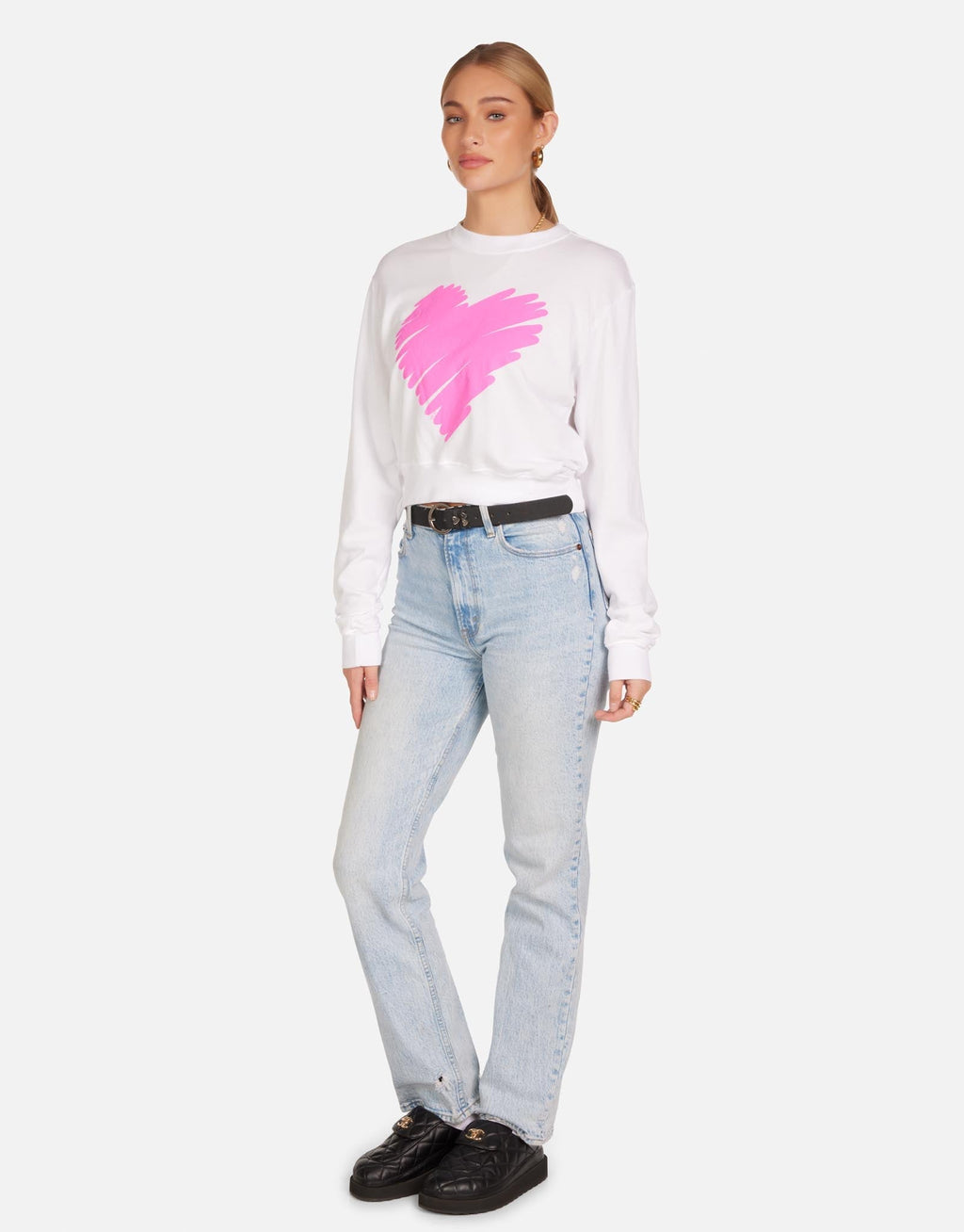 Spalding X Pink Scribble Heart