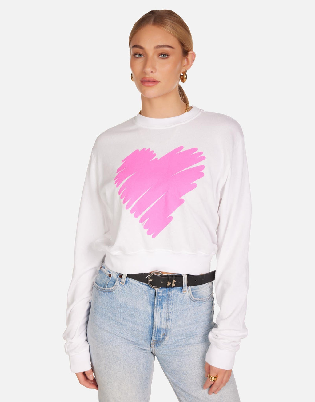 Spalding X Pink Scribble Heart