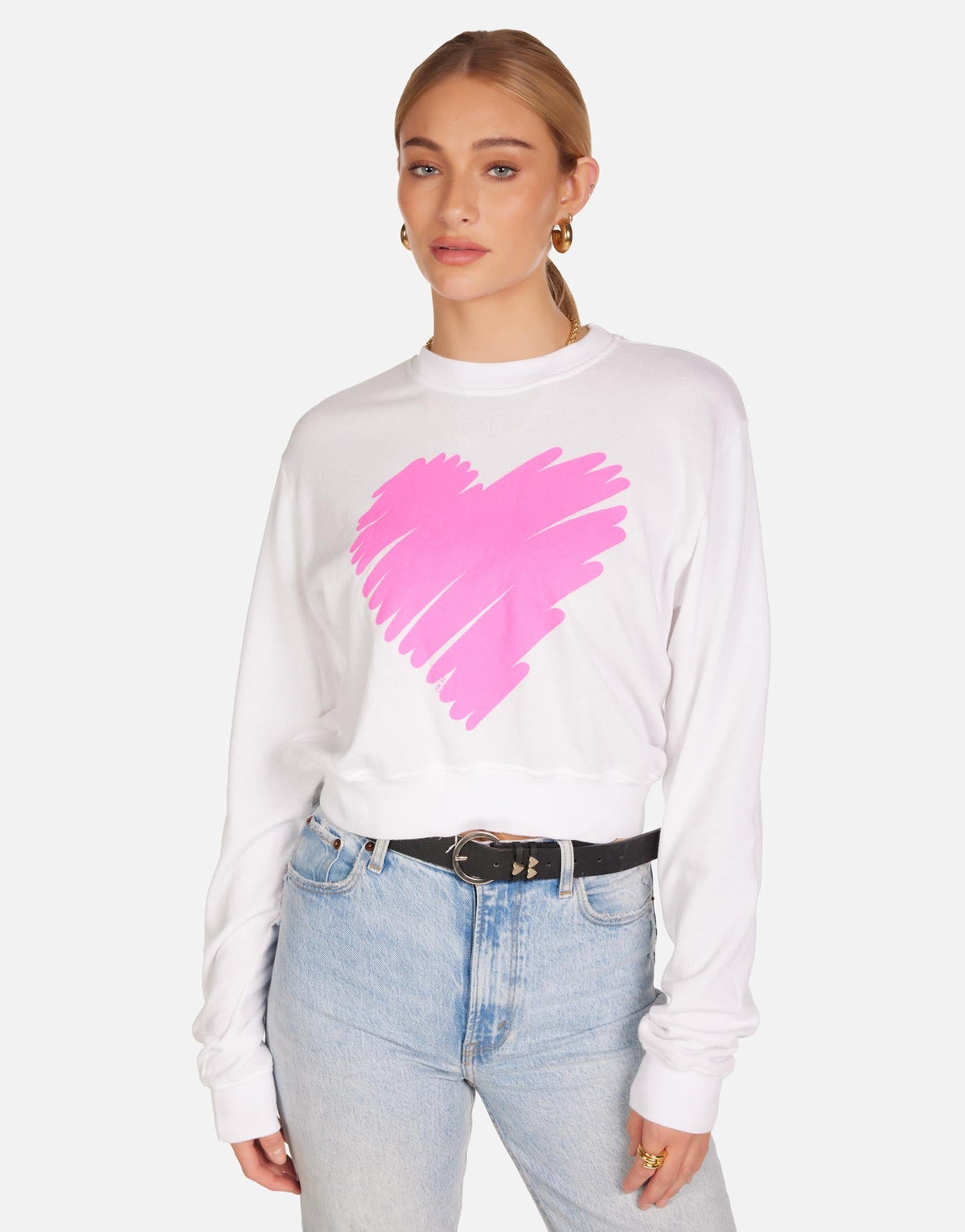 Spalding X Pink Scribble Heart