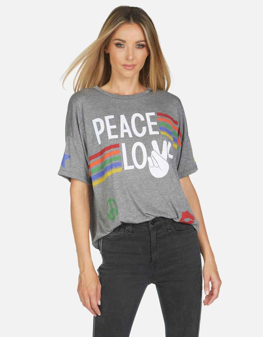 Jolene Peace Love Stripe