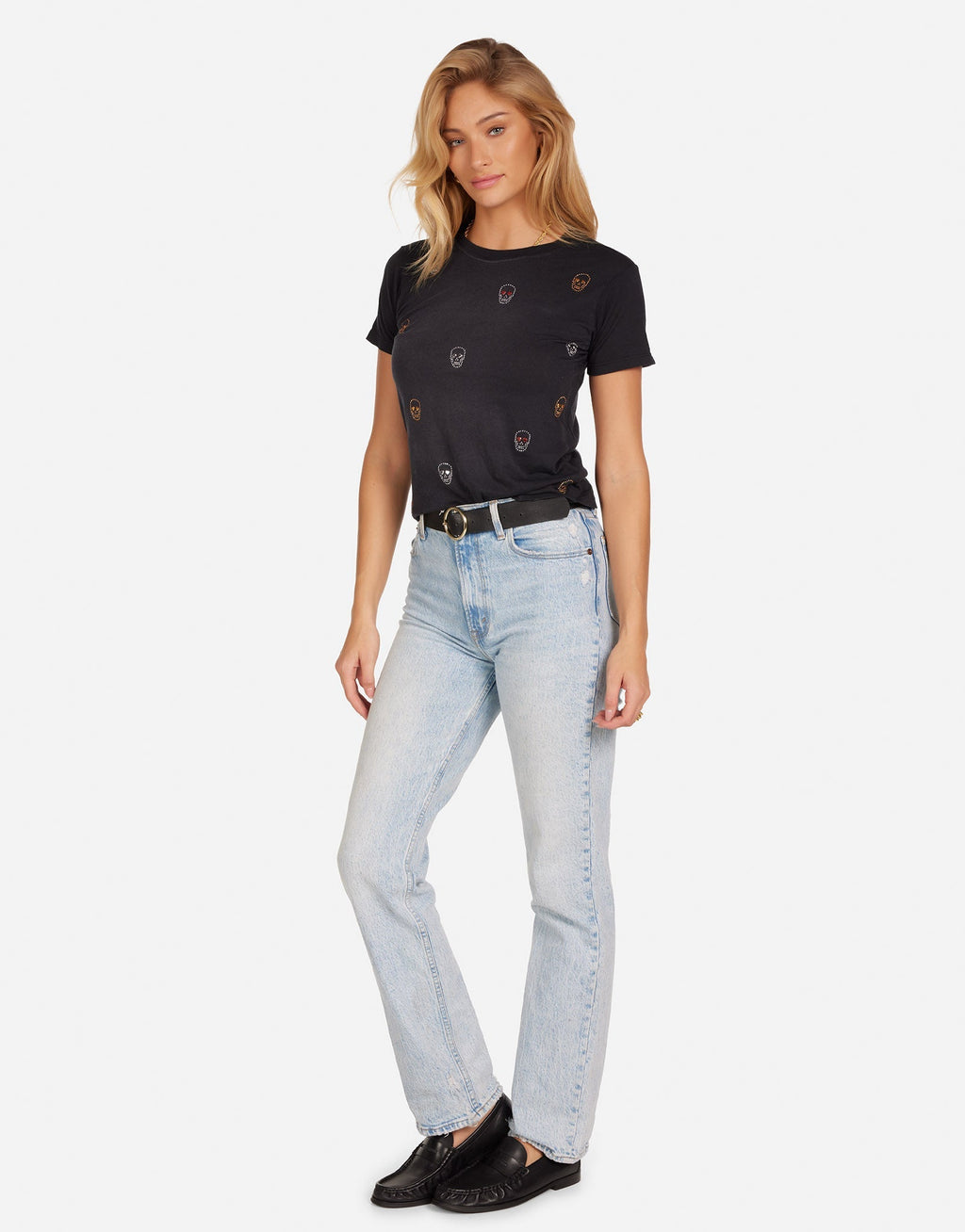 Ursula Stud Heart Eye Skulls