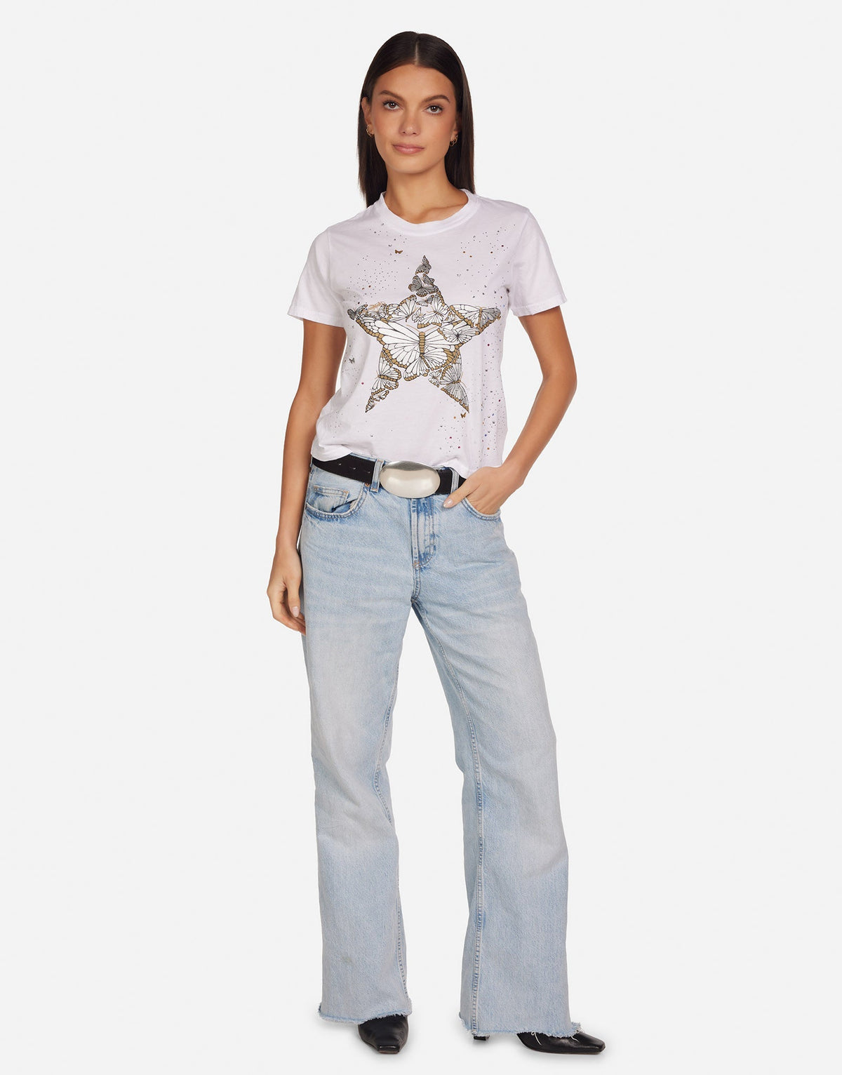Ursula Crystal Metallic Butterfly Star