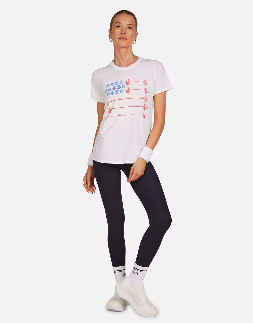 Ruthie Barbell Flag