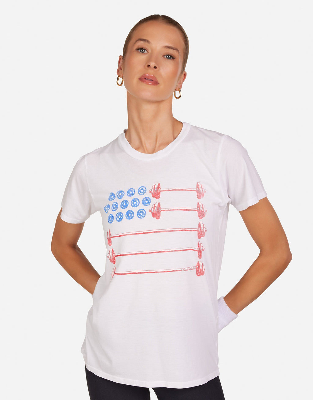Ruthie Barbell Flag