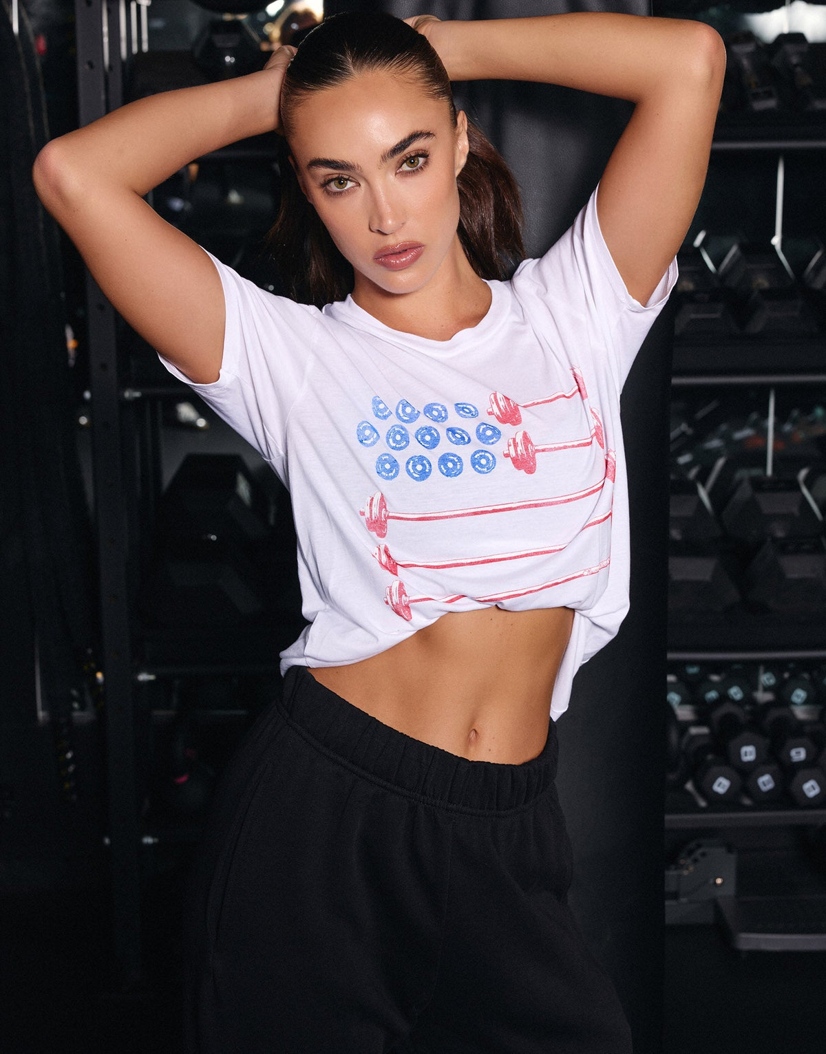 Ruthie Barbell Flag