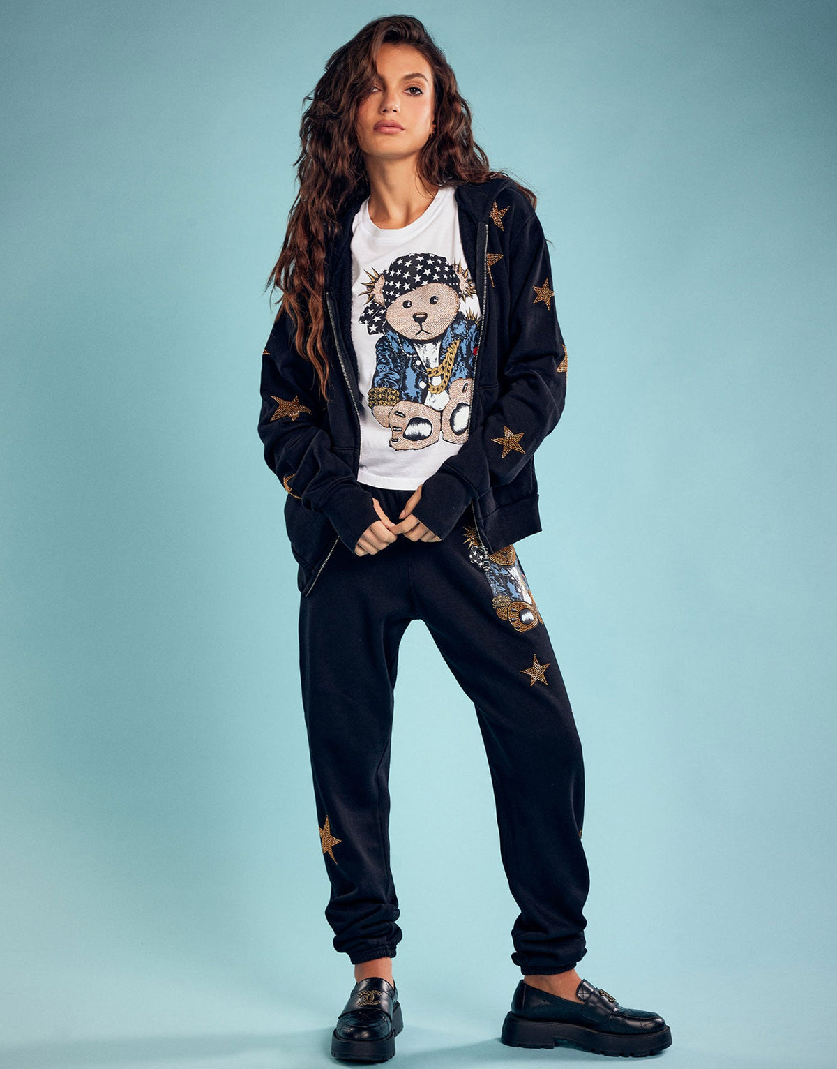 Tanzy Stud Rocker Teddy