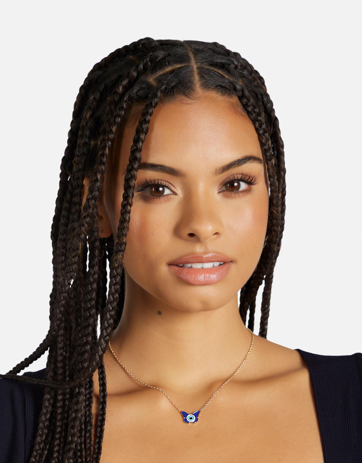 Maripol Butterfly Evil Eye Necklace