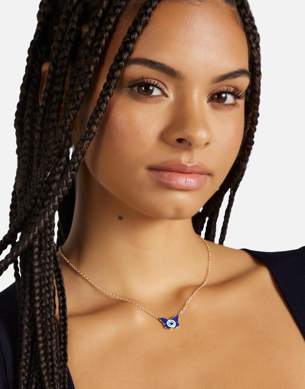 Maripol Butterfly Evil Eye Necklace