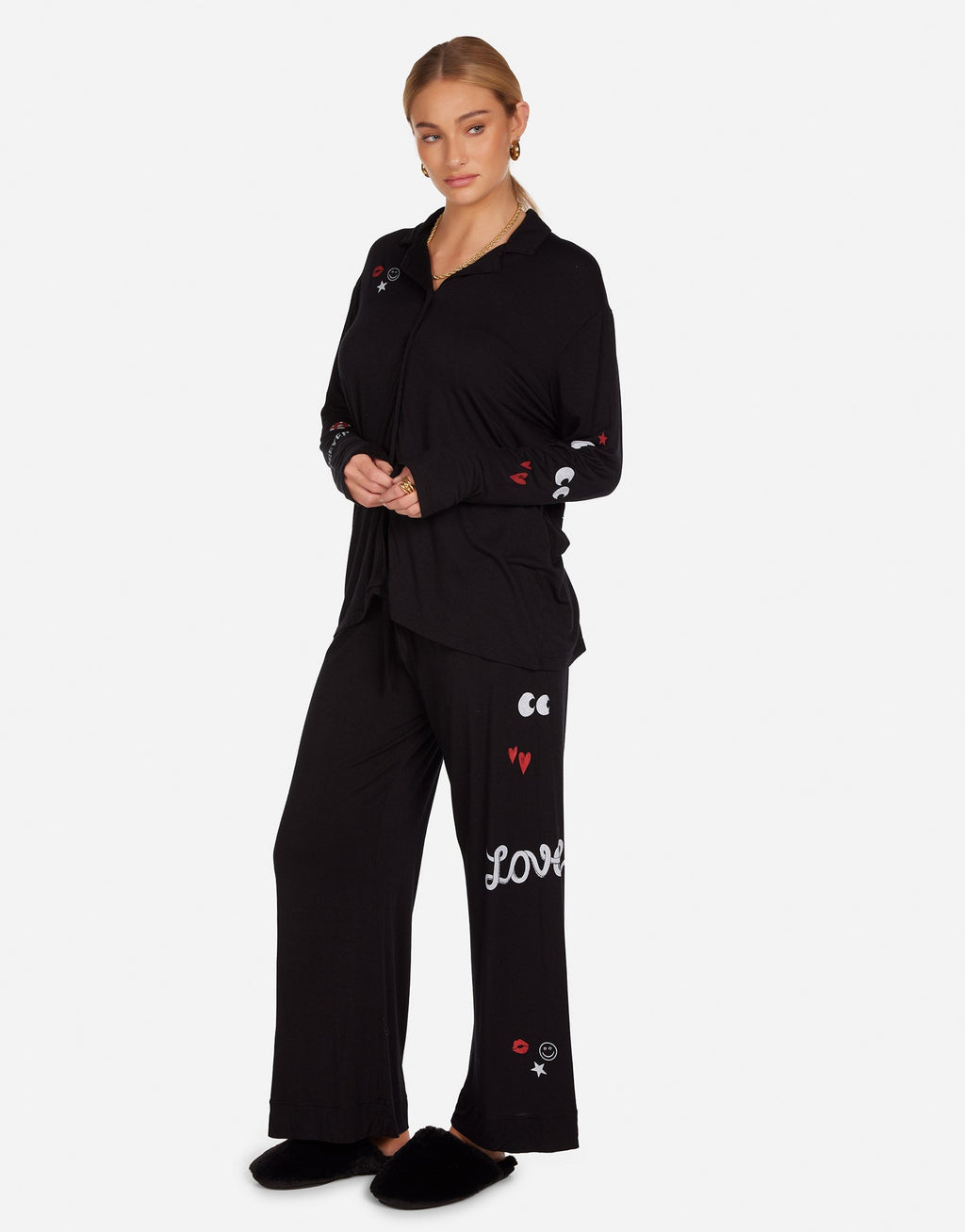 Alison Snake Love Elements Pajama Set
