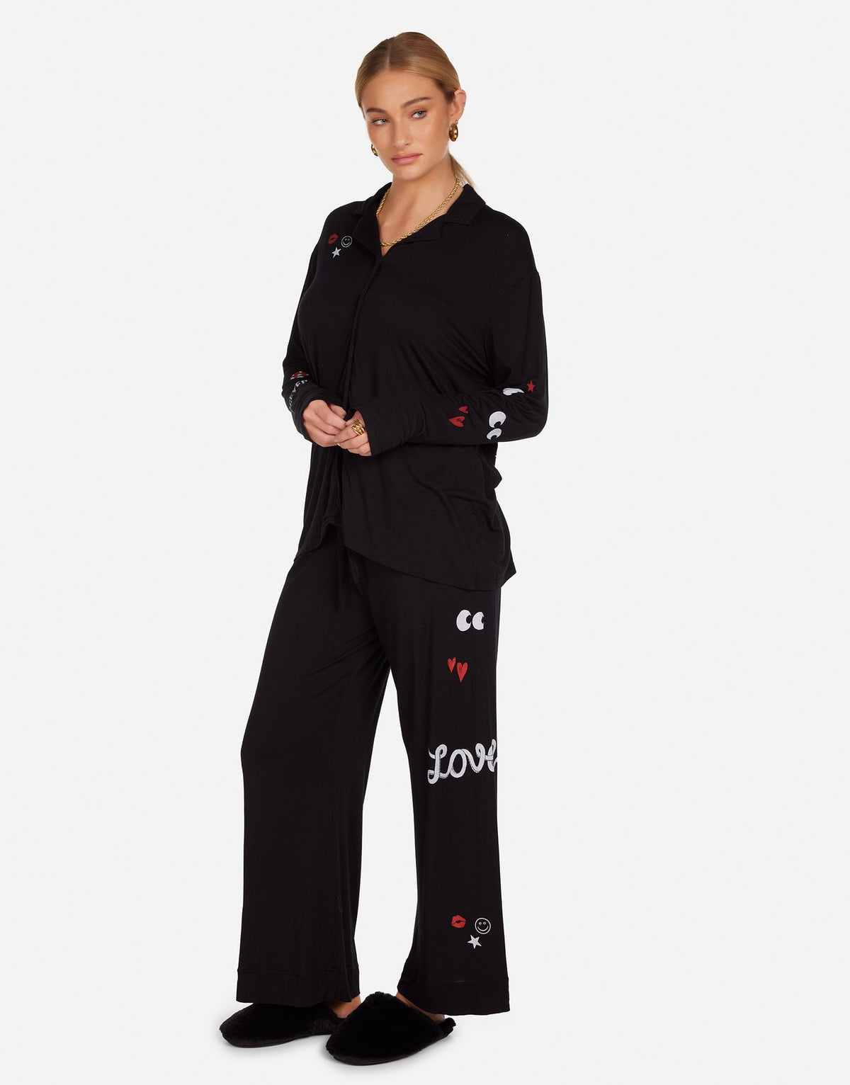 Alison Snake Love Elements Pajama Set