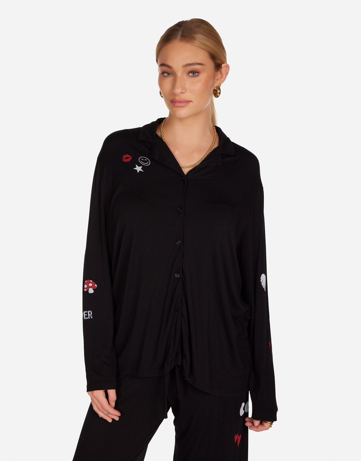 Alison Snake Love Elements Pajama Set