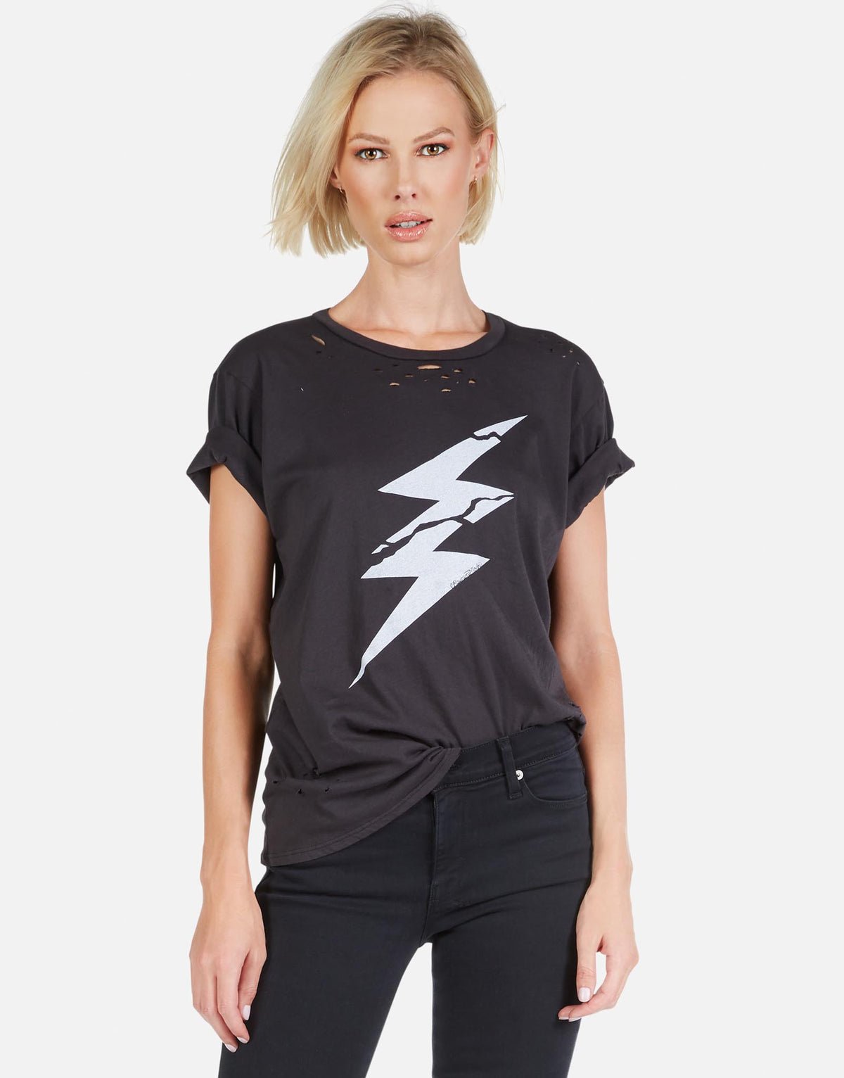 Wolf Cracked Lightning Bolt