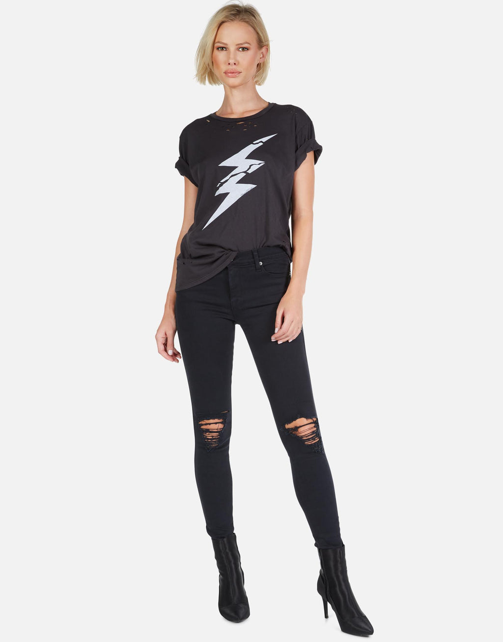 Wolf Cracked Lightning Bolt