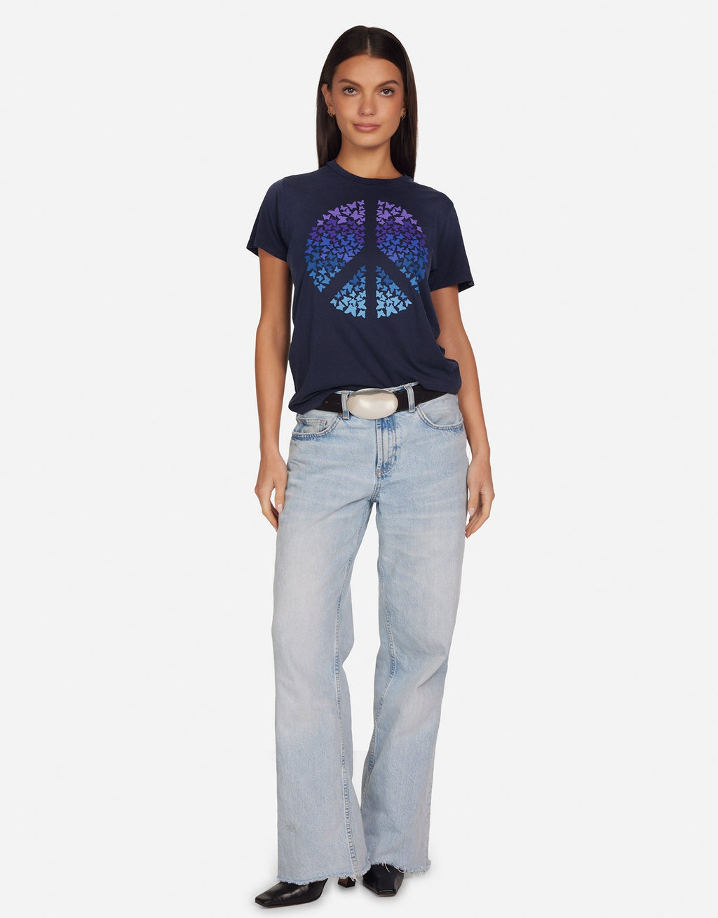 Wolf Ombré Butterfly Peace