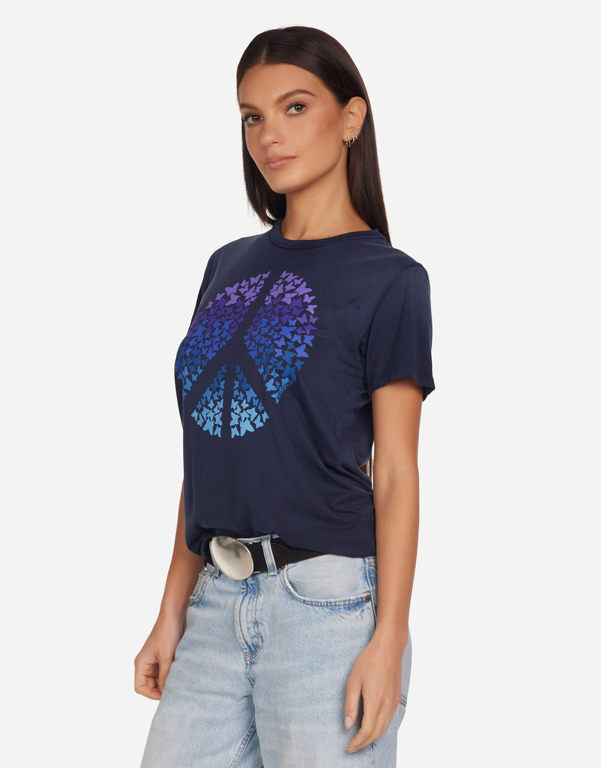 Wolf Ombré Butterfly Peace